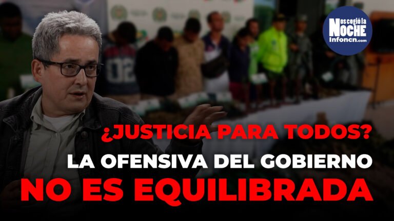 ¿El Gobierno Nacional está librando la misma ofensiva militar contra todos los grupos delincuenciales?