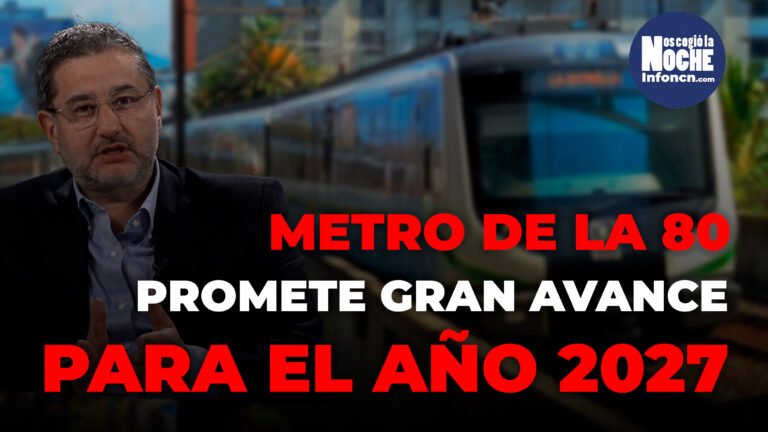 Esperamos entregar entre el 70 % y el 80 % del Metro de la 80 en el 2027: Orlando Uribe, secretario de Hacienda de Medellín