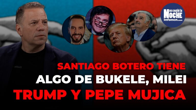 Santiago Botero tiene esto de: Bukele, Milei, Trump y Pepe Mujica