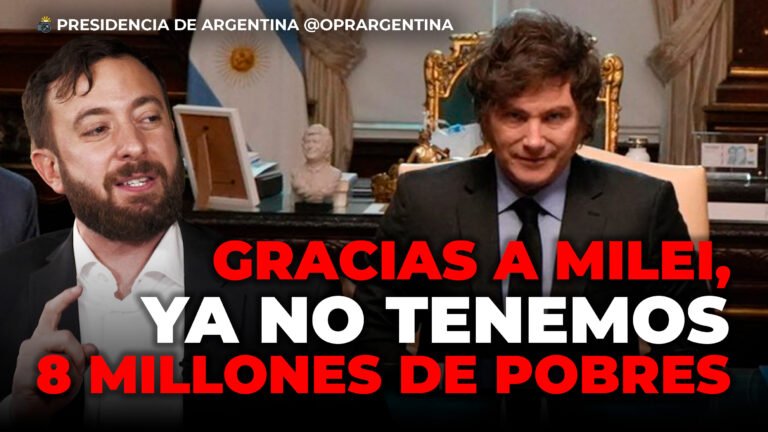 En Argentina, gracias a Milei, ya no tenemos 8 millones de pobres: Agustín Laje, politólogo argentino