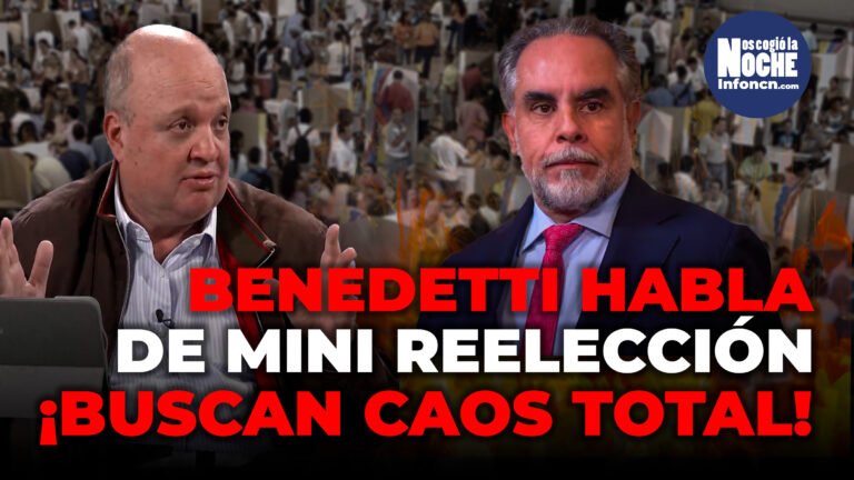 “Cuando Benedetti habla de una mini reelección es porque quieren generar un caos total en el país, para luego decir que no hay garantías para las elecciones”: Jorge Vélez, analista político