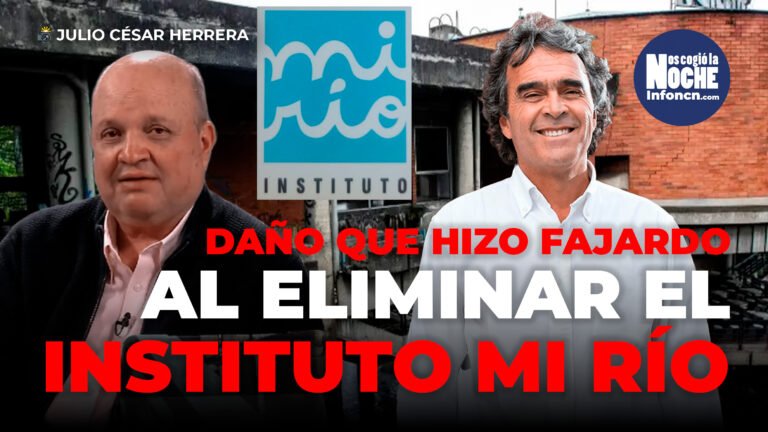 “Qué daño le hizo el doctor Fajardo a Medellín cuando eliminó el Instituto Mi Río”: Jorge Vélez, analista político