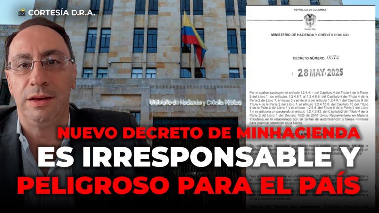 El nuevo decreto del Ministerio de Hacienda es irresponsable y peligroso para el país: José Manuel Restrepo, exministro de Hacienda