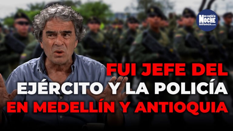 Yo fui el jefe del Ejército y la Policía en Medellín y Antioquia; y me fue muy bien: Sergio Fajardo, exalcalde y exgobernador