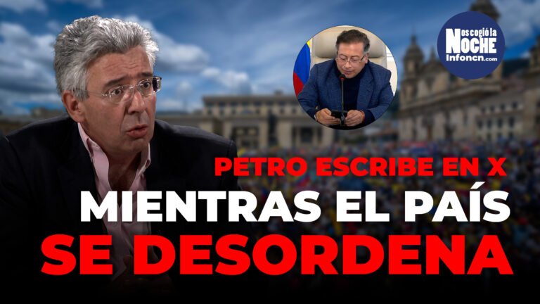 Petro no trabaja, él solo escribe en «X» y sus influenciadores llegan a 20 millones de personas: Enrique Gómez, director del Movimiento de Salvación Nacional