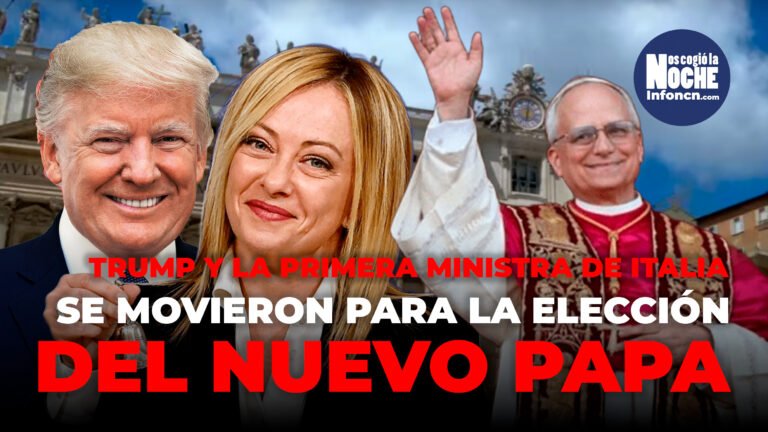 Donald Trump y la primera ministra de Italia se tuvieron que mover para elegir al nuevo papa