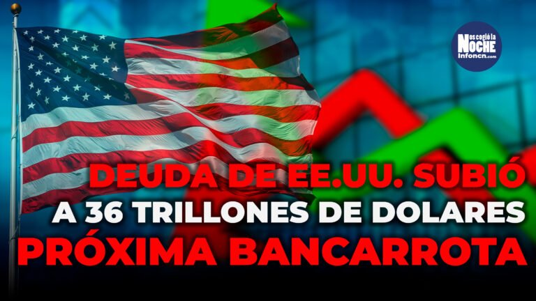 Estados Unidos está en camino a la bancarrota y su deuda subió en los últimos 25 años de 6 a 36 trillones de dólares: Juan Fernando Villegas, experto en inversiones