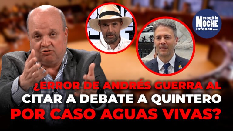 ¿Fue un error del senador Andrés Guerra haber citado a un debate de control político por el caso de corrupción de Aguas Vivas En Medellín? Jorge Vélez pregunta