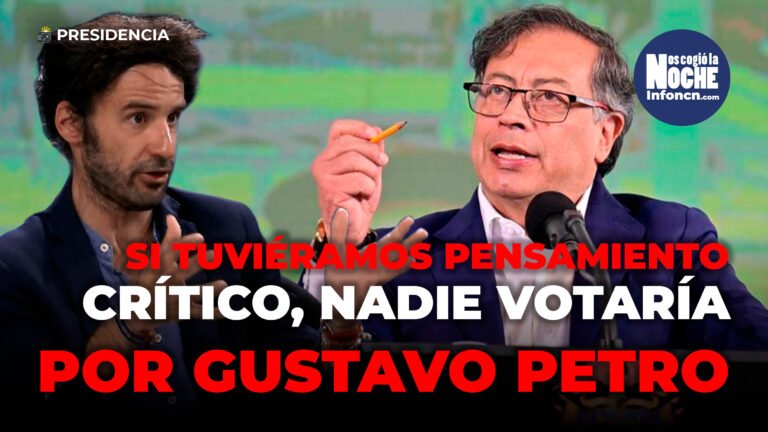 “Al gobierno no le interesa que el pueblo tenga pensamiento crítico. ¿Quién votaría por Gustavo Petro si todos tuviéramos pensamiento crítico?: Nadie”: Antonini de Jiménez, docente universitario español