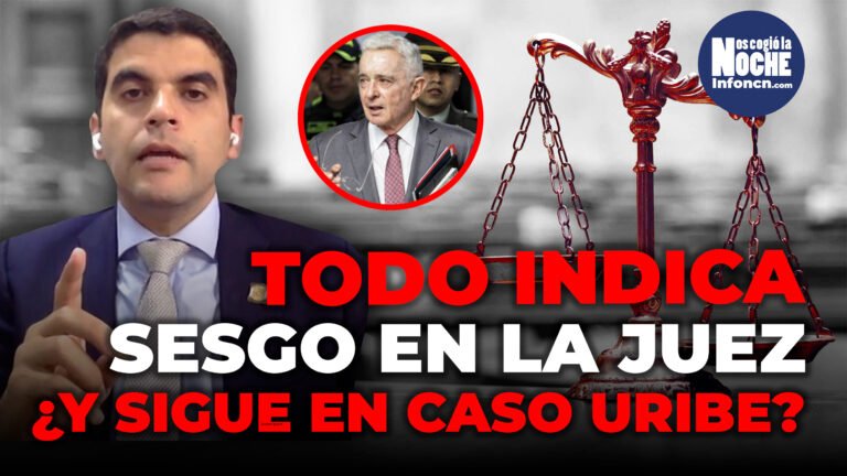 Las actuaciones de la juez, su conducta, sus expresiones, sus restricciones en materia de hechos y probatoria; han indicado un claro sesgo que, por una razón inexplicable, sigue actuando como juez en el proceso contra Uribe: Hernán Cadavid