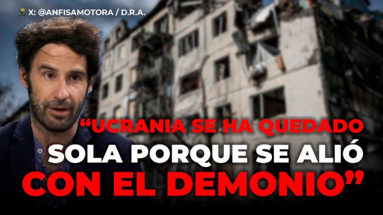 “Se ha quedado sola Ucrania, por ‘estúp…’ ¿Por qué?, porque se alió con el demonio, es con la Comisión Europea, que son todos socialistas”: Antonini de Jiménez, docente universitario español
