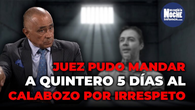 El juez tenía facultades para haber sancionado con 5 días de calabozo a Daniel Quintero, después de su falta de respeto a la fiscal en la imputación de cargos: José Abad Zuleta, abogado