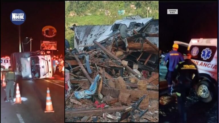 Una pareja fue la víctima mortal del accidente que también dejó un niño herido y un restaurante destruido 