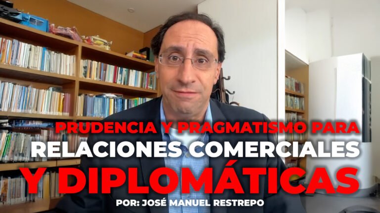 Resoluciones diplomáticas y comerciales deben ser con prudencia y pragmatismo: José Manuel Restrepo, exministro de Hacienda