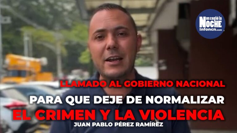 Llamado al Gobierno Nacional para que deje de normalizar el crimen y la violencia: Juan Pablo Pérez Ramírez, alcalde de Támesis