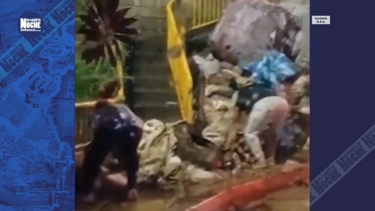 Sin comentarios: inescrupulosos botando basuras a una quebrada en la comuna 8 de Medellín