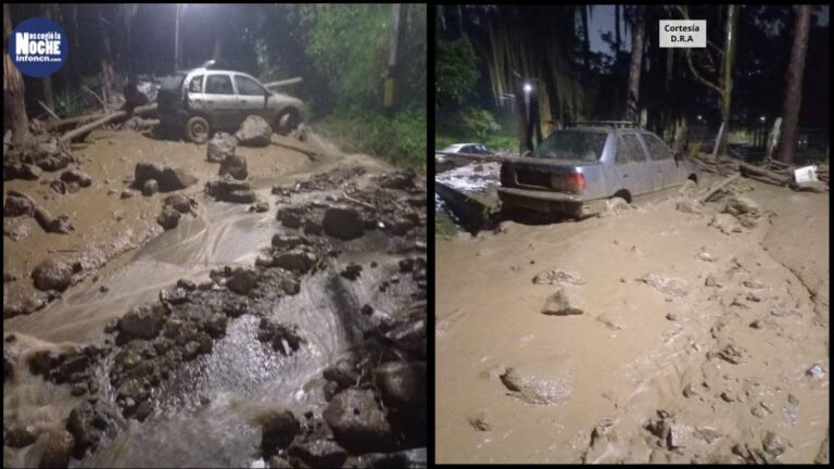 Emergencia por el desbordamiento de la quebrada Chachafruto en Bello