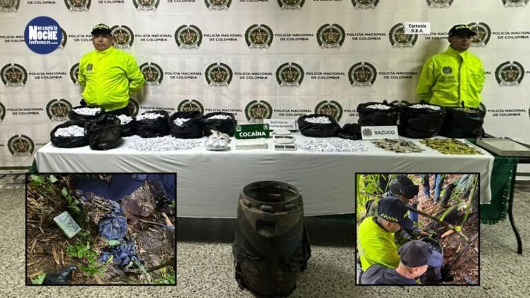 En San Antonio de Prado decomisaron droga avaluada en 200 millones de pesos