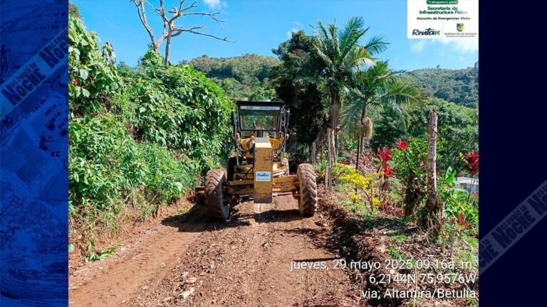 Estado de las vías este puente festivo de la Ascensión: hay 34 puntos activos de atención por afectaciones invernales en Antioquia