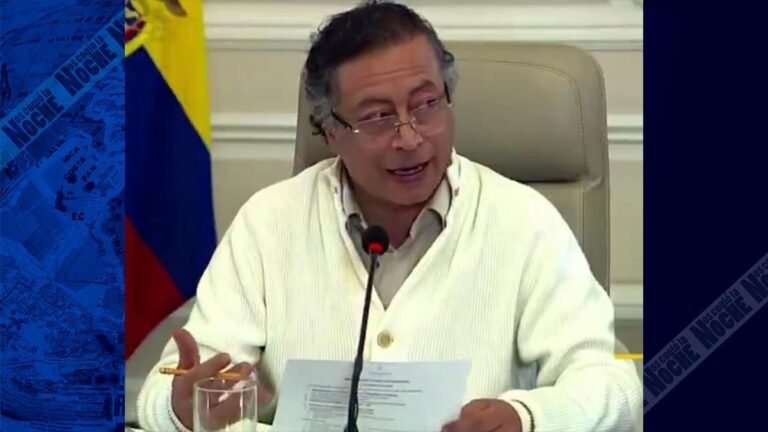 “Esto es una reacción de la gente del siglo XVII tratando de construir esclavismo en Colombia”: Petro tras leer los congresistas que votaron por el No para aprobar la jornada nocturna desde las 6:00 p. m.
