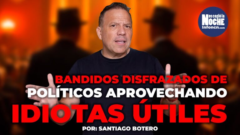No hay ninguna protesta, lo que hay son unos bandidos disfrazados de políticos aprovechando a unos idiotas útiles para paralizar el país: Santiago Botero, precandidato presidencial