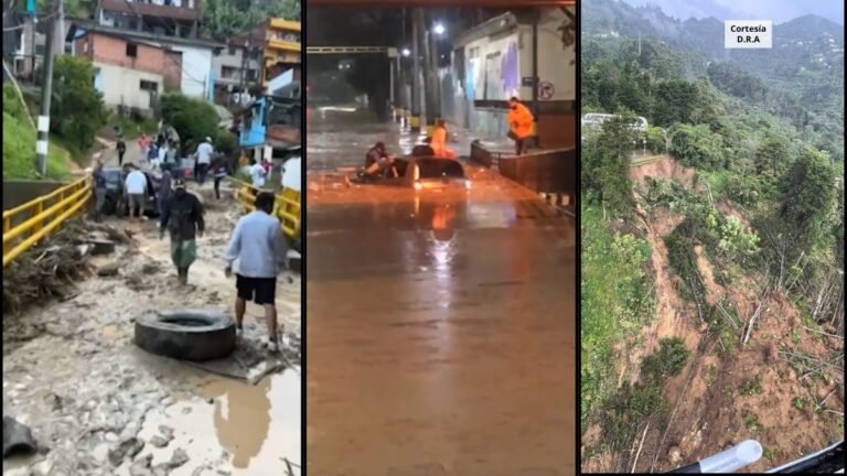 Medellín está en alerta roja por las emergencias que han generado la temporada de intensas lluvias