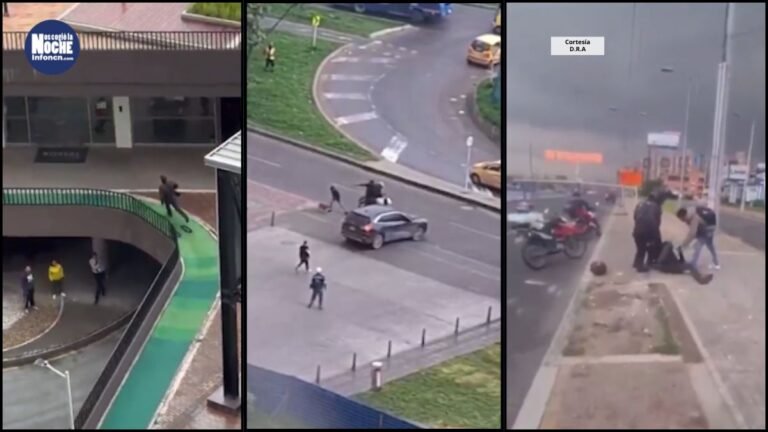 Pánico en Bogotá: intento de hurto terminó en balacera y con  un presunto delincuente capturado