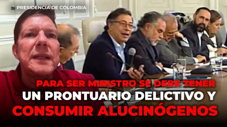 Para ocupar una alta dignidad como ministro en este gobierno, se debe tener un prontuario delictivo y consumir alucinógenos: Wilson Ruiz, exministro de Justicia