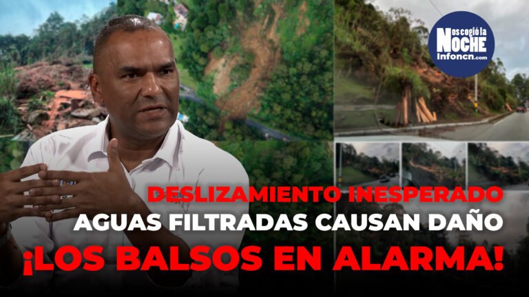 En Los Balsos tenemos aguas perdidas, por eso el deslizamiento es muy superior a lo presupuestado: Jaime Naranjo, secretario de Infraestructura de Medellín