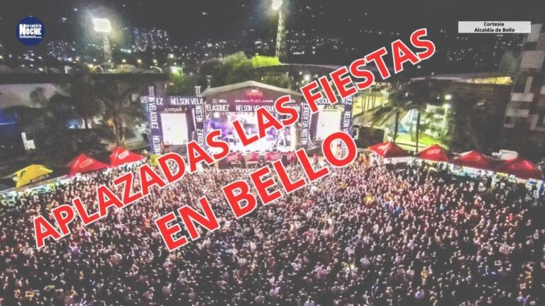 Quedan aplazadas las fiestas del Quitasol por la tragedia que vive el municipio de Bello