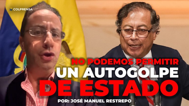 No podemos permitir un autogolpe de Estado: José Manuel Restrepo, exministro de Hacienda