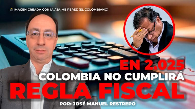 Colombia no cumplirá regla fiscal en 2025. Triste manejo macroeconómico: José Manuel Restrepo, exministro de Hacienda