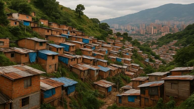 Barrios de invasion en Medellín