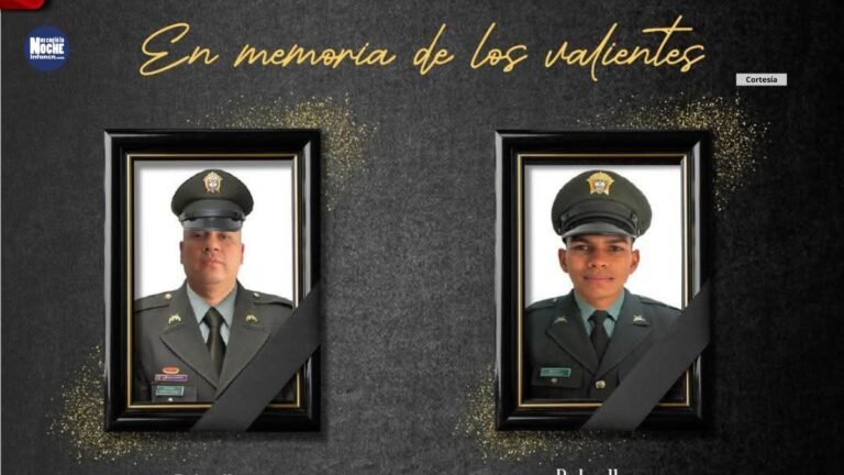 Dos policías fueron asesinados en el Cesar