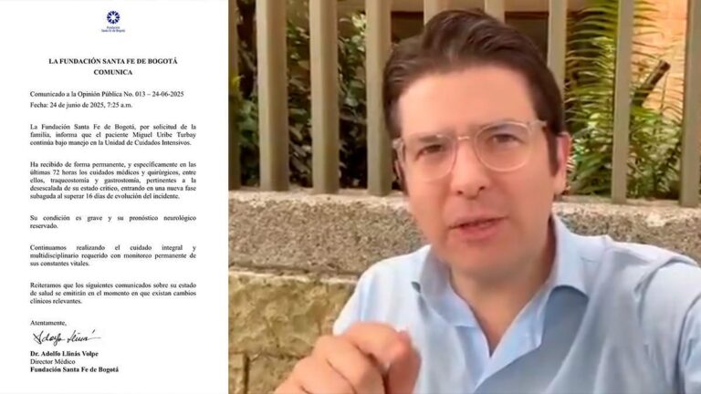 Miguel Uribe muestra leve mejoría: pasa de estado crítico a fase “subaguda” con traqueostomía