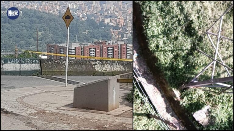 Atentado contra una torre de energía en Medellín prendió las alarmas en las autoridades