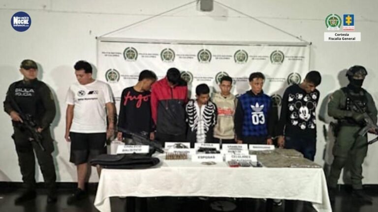 Enviaron a la cárcel 7 presuntos extorsionistas que tenían azotados a los comerciantes en el centro occidente de Medellín