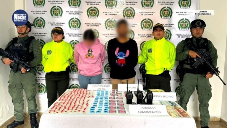Fueron capturados dos presuntos dinamizadores de la venta de estupefaciente del Clan del Golfo en San Roque