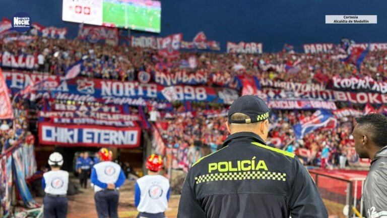 La final del fútbol colombiano en Medellín estará protegida por más de 900 uniformados