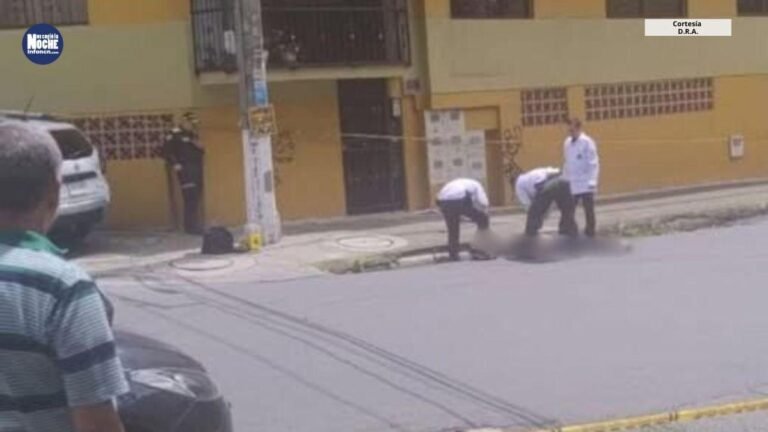 Policía vestido de civil le habría dado de baja a un presunto delincuente en Bello