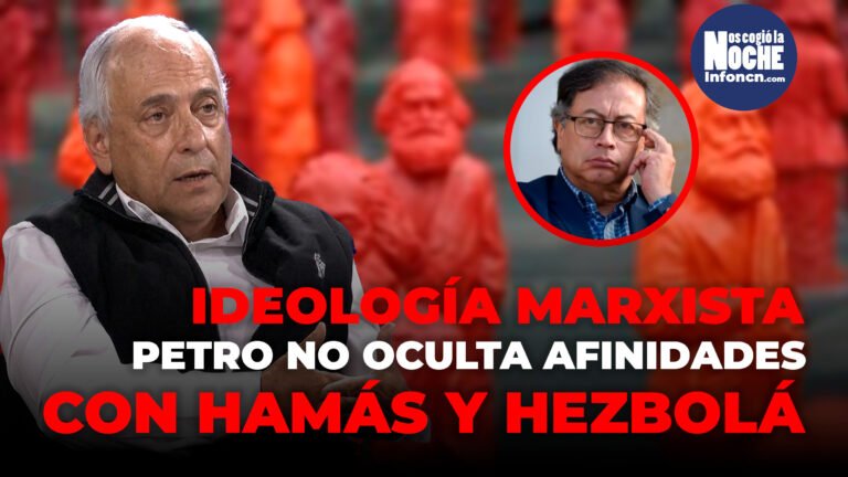 Petro es marxista, aliado de Hamás, apoya a Hezbolá y el marxismo tiene como condición el amor a la violencia: José Obdulio Gaviria, analista político