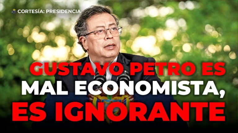 Gustavo Petro es mal economista, es ignorante, cree en cosas absurdas, tiene poder y cree que sabe: Luis Guillermo Vélez, economista y concejal de Medellín