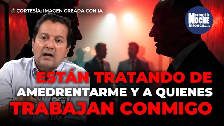 Estamos viviendo un momento crítico y están tratando de amedrentarme a mí y a los que trabajan conmigo: David Luna, precandidato presidencial