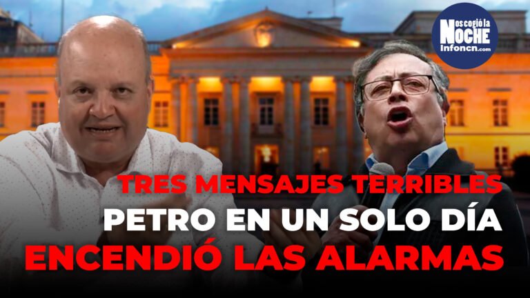 “Tres mensajes terribles del presidente Gustavo Petro en 24 horas”: Jorge Vélez