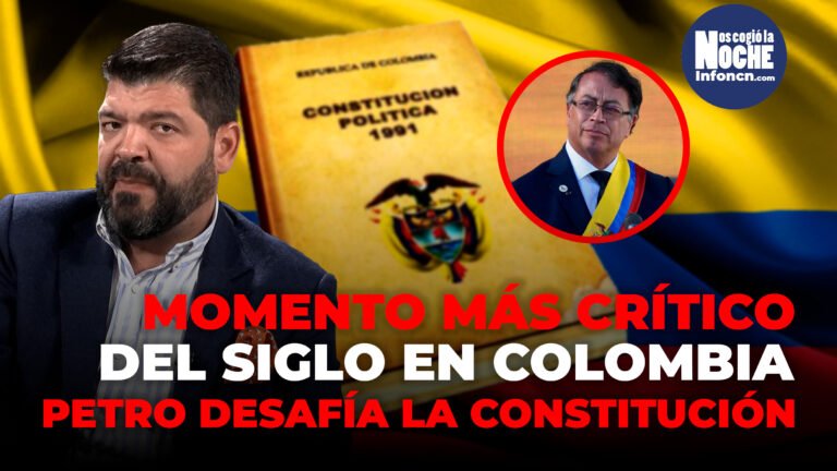 Este es el momento más crítico de este siglo y Petro está desafiando el orden constitucional: Juan Diego Gómez, exsenador