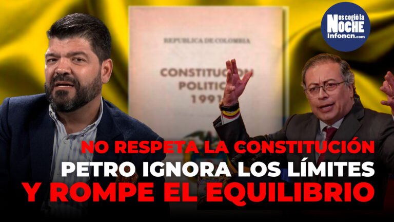 El presidente Petro está dando visos de no respetar la Constitución, no respeta la división de poderes: Juan Diego Gómez, exsenador