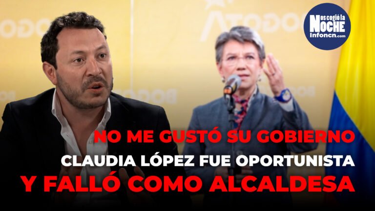 Claudia López es oportunista y no me gustó su alcaldía de Bogotá: Juan Baena, concejal de Bogotá