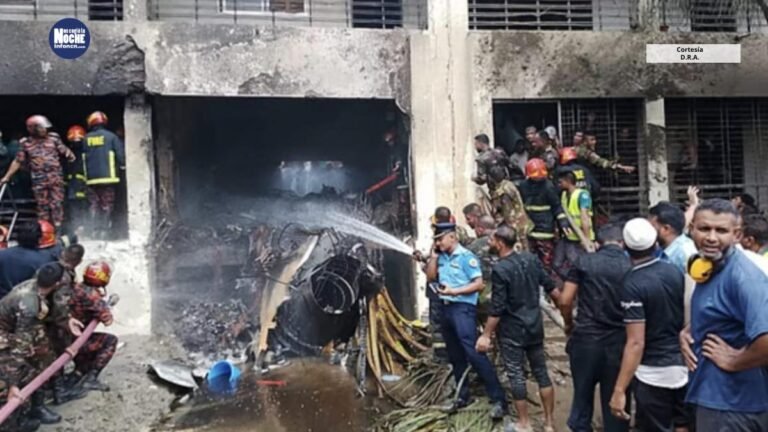 Accidente de avión militar en claustro educativo deja hasta el momento 18 muertos y un centenar de heridos
