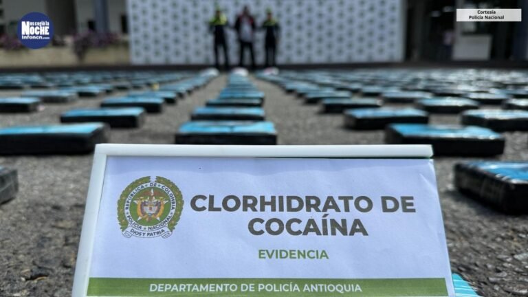 En La Pintada incautaron un cargamento de Clorhidrato de Cocaína avaludo en más de 4.000 millones de pesos y sería enviado a EE.UU.