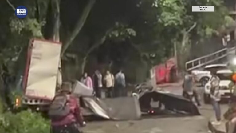 Un camión con presuntas fallas mecánicas provocó un faltal accidente en el Congolo